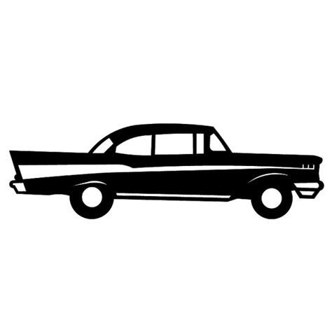 How many classic car silhouette photos are there? Metal Classic Car Silhouettes