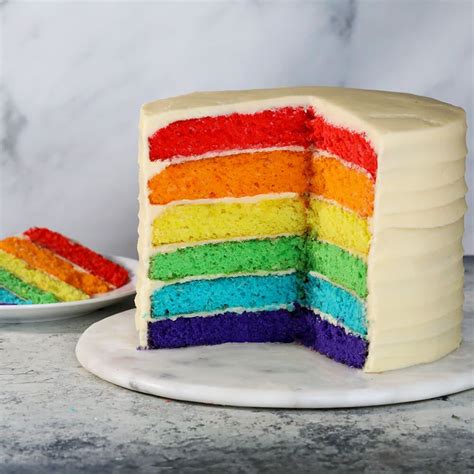 Rainbow Layer Cake Recipe Rainbow Cake Recipe Rainbow Layer Cakes