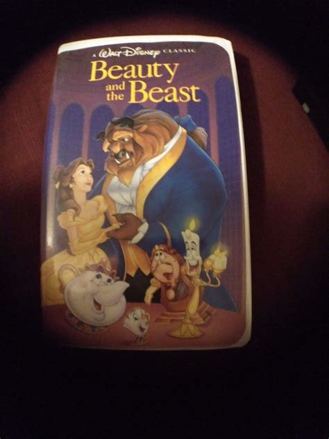 Beauty And The Beast 1992 Vhs Rare Walt Disney Black Diamond Classic