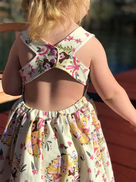 Disney Inspired Sun Dress Belle Sleeping Beauty Rapunzel Etsy