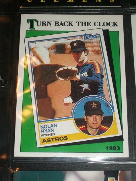 We have almost everything on ebay. Nolan Ryan 1988 Topps baseball card- RARE "Turn Back the ...