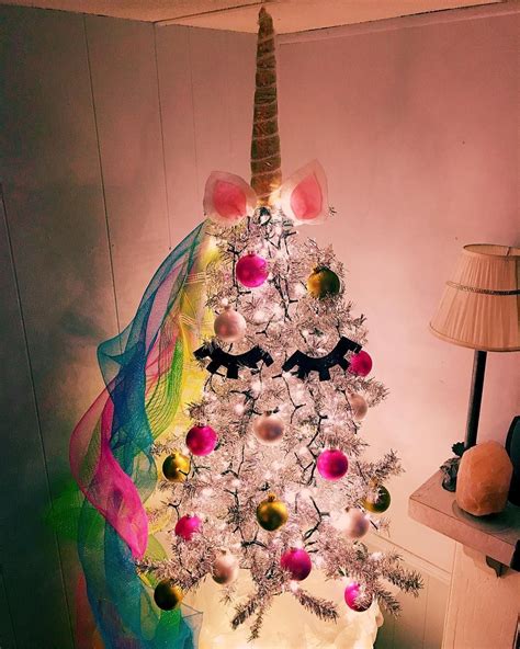 How To Make A Unicorn Christmas Tree Simplemost Burlap Christmas Tree