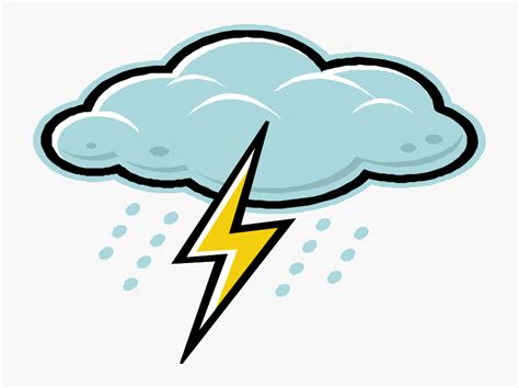 Lightning Bolt And Cloud Clipart Thunderstorm Lightning Lightning