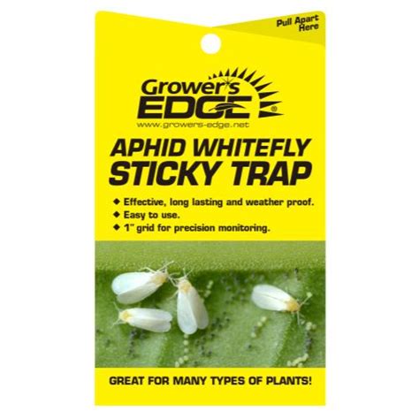 Growers Edge Sticky Whitefly Trap 5pack