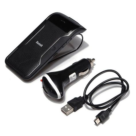 Universal Bluetooth Visor Clip Multipoint Handsfree Speakerphone Car
