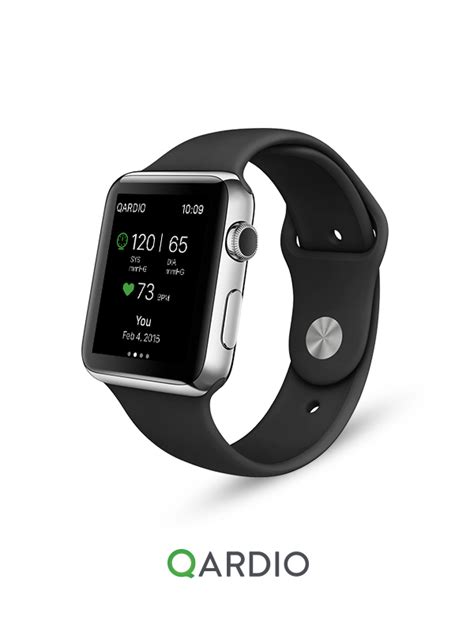 The qardio watch app should have installed on your watch when you installed it on your iphone. Qardio blood pressure monitor will support Apple Watch