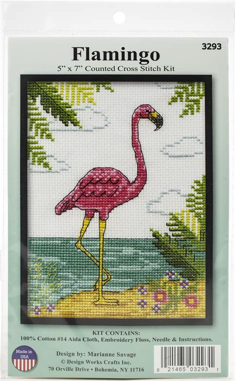 Design Works Counted Cross Stitch Kit X Flamingo Count Michaels