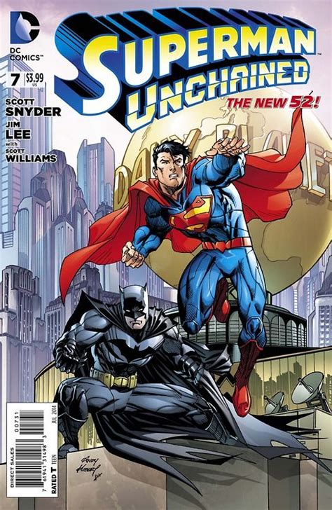 Superman Unchained 7 Variant Cover By Andy Kubert Comic Shop Batman