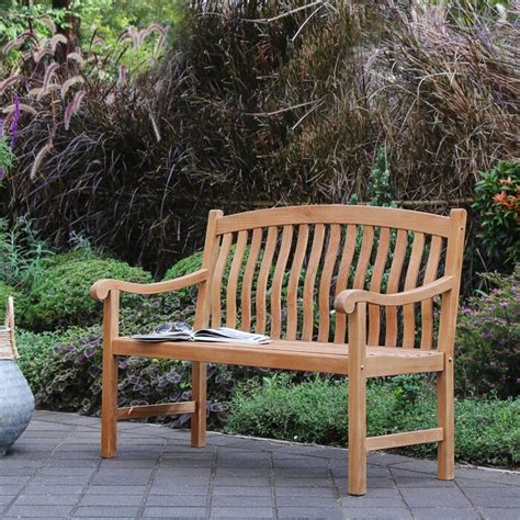 Bayou Breeze Cynthia Teak Outdoor Bench And Reviews Wayfair