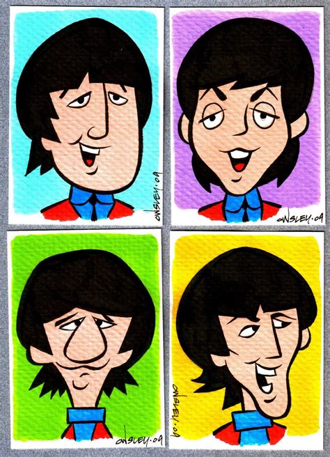 The Beatles Cartoons Beatles Art Beatles Cartoon Beatles Artwork