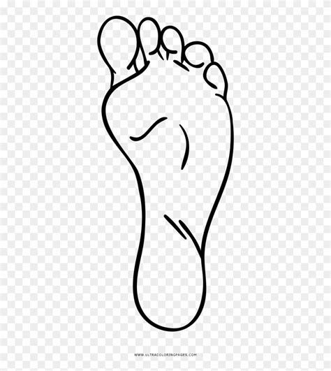Download Left Foot Coloring Page Ultra Pages For Line Art Clipart