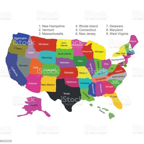 United States Map Stock Photo Download Image Now Istock