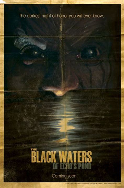 The Black Waters Of Echo S Pond Movie Poster 1 Of 3 IMP Awards