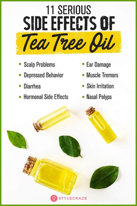 Made with tea tree oil which has natural antimicrobial properties along with soothing aloe. 9 Tea Tree Oil Side Effects And Drug Interactions + Right ...