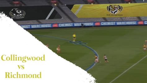 Top 20 players (last 5 games collingwood vs richmond). Collingwood vs Richmond All goals and highlights | Round 2 ...