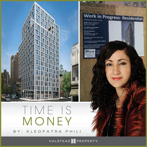TIME IS MONEY By: Kleopatra Phili, Licensed Real... | the halstead blog