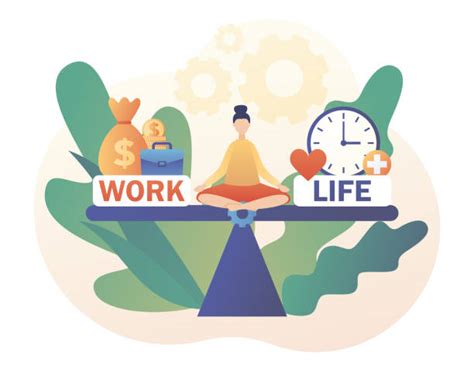 Work Life Balance Illustrations Royalty Free Vector Graphics And Clip