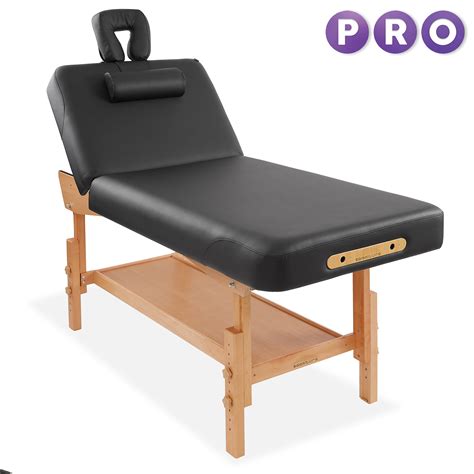 professional stationary massage table tilt backrest headrest and accessories ebay