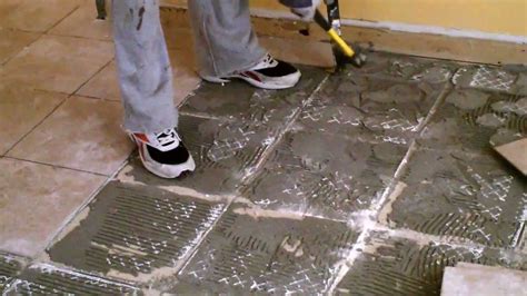 How To Remove Ceramic Tile Youtube