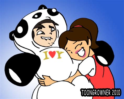 Panda Hug By Toongrowner On Deviantart