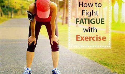 Exercise A Better Remedy For Fatigue Than A Cup Of Coffee The