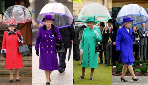 @royalworldthailand posted on their instagram profile: ราชินีผู้นำเทรนด์! ควีนเอลิซาเบธฯ ผู้ใช้ร่มสีเดียวกับชุดมา ...