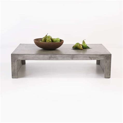 Blok Concrete Waterfall Coffee Table Outdoor Accent