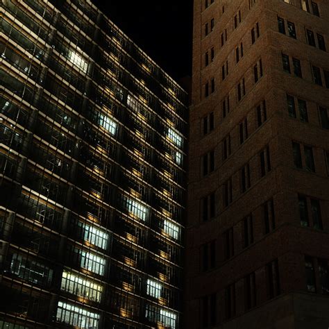 Nm24 Building City Night Dark Architecture Wallpaper
