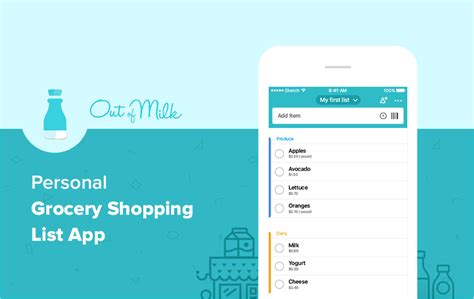 Create and share shopping lists with friends and family. Out of Milk - Straight-Forward Grocery Shopping List App