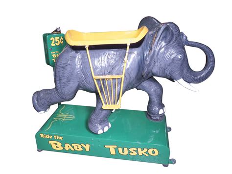 1953 Tusko The Elephant Coin Operated Kiddie Ride