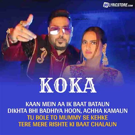 Koka Lyrics Badshah Khandaani Shafakhana Sonakshi Sinha 99lyricstore