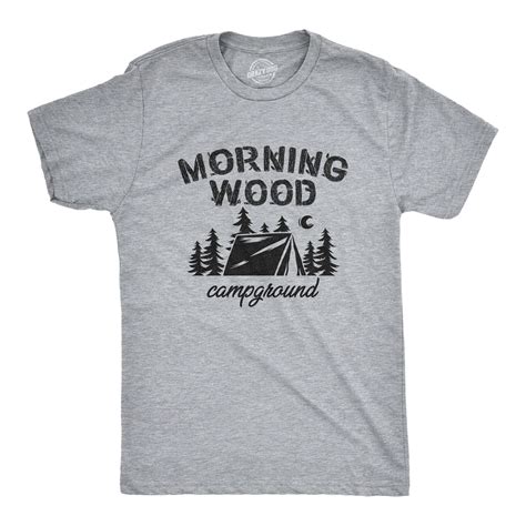 Morning Wood Campground Shirt Camping Shirts Funny Shirts Etsy