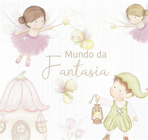 Kit Digital Mundo Da Fantasia Aquarela 122 Elo7