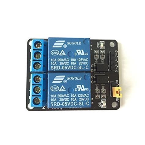 Buy 2 Channel Opto Isolated Relay Module Low Trigger 5v Arduino