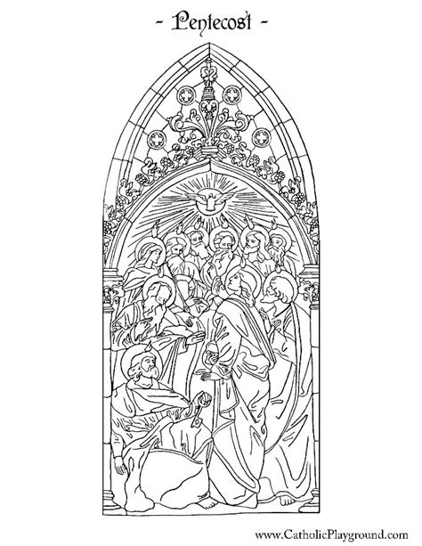 Worksheets, crafts, coloring pages and more. Pentecost Coloring Page | Catholic Playground | Pentecost ...