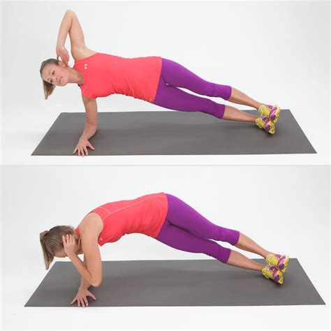 Twisting Side Plank Exercises For Side Abs Popsugar Fitness Photo 4