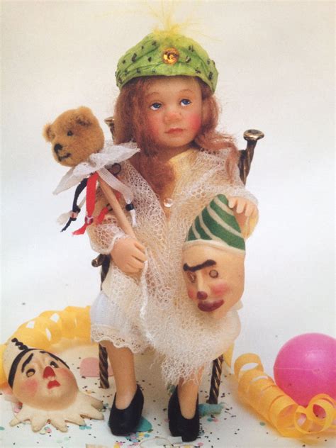 Ooak Dollhouse Doll By Catherine Muniere Tiny Dolls Old Dolls Antique Dolls Dollhouse Dolls