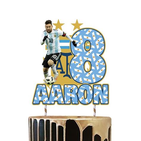Messi Argentina Cake Topper Birthday Cake Toppers Cake Toppers Topper