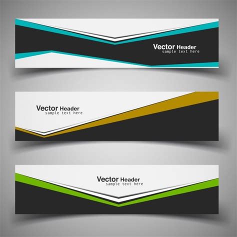 Free Vector Modern Business Banners