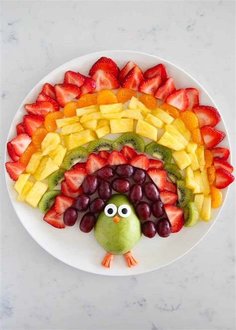 Turkey Fruit Platter I Heart Naptime