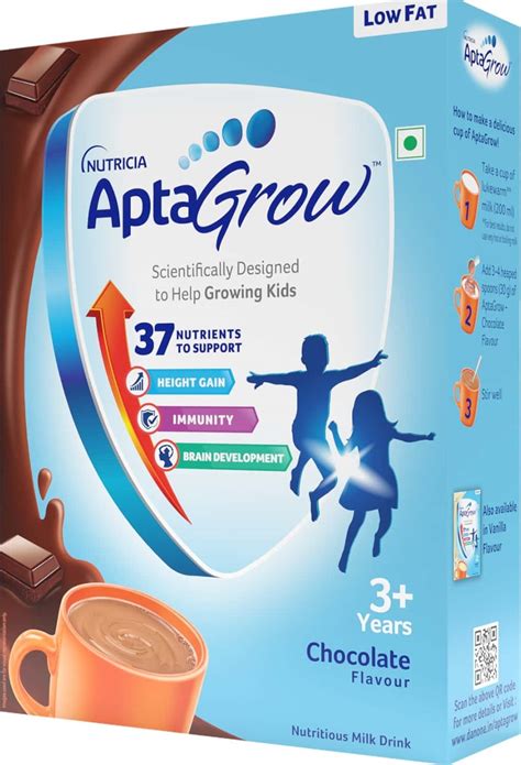 Buy Aptagrow Health And Nutrition Drink Powder For Kids Growth