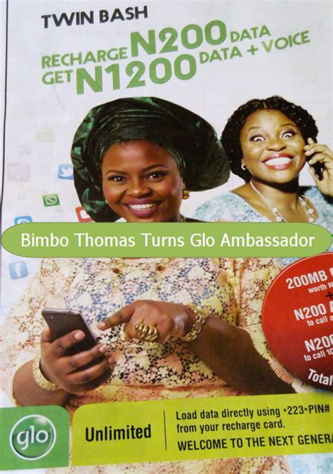 Nollywood Actress Bimbo Thomas Turns Glo Ambassador See Her Billboard Advert