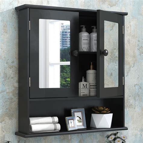 Taohfe Black Medicine Cabinetmedicine Cabinets For Bathroom With