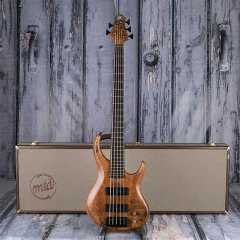 2016 Archived Mtd 535 24 5 String Bass Brown Guitars Bass Replay