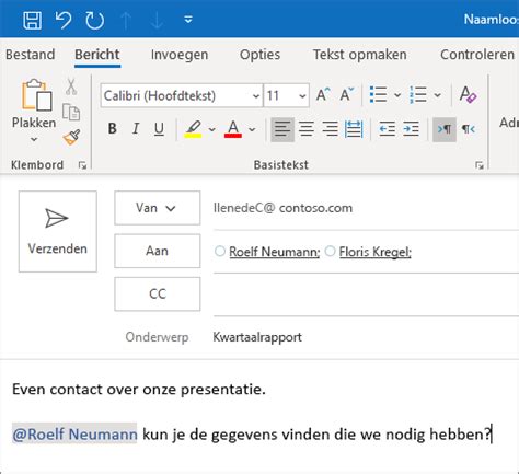 E Mailberichten Maken En Verzenden In Outlook Outlook
