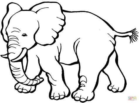 Desenhos De Elefante Para Colorir E Imprimir Muito Fácil
