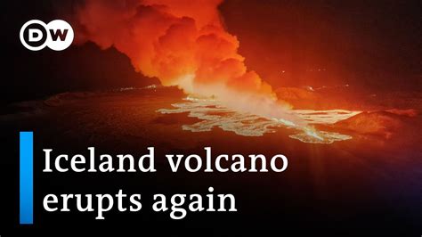 State Of Emergency Declared In Iceland After Volcano Erupts Dw News