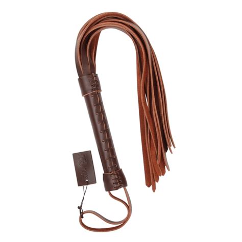 Bdsm Flogged Genuine Leather Whip Restraint Fetish Sex Toys Pounding