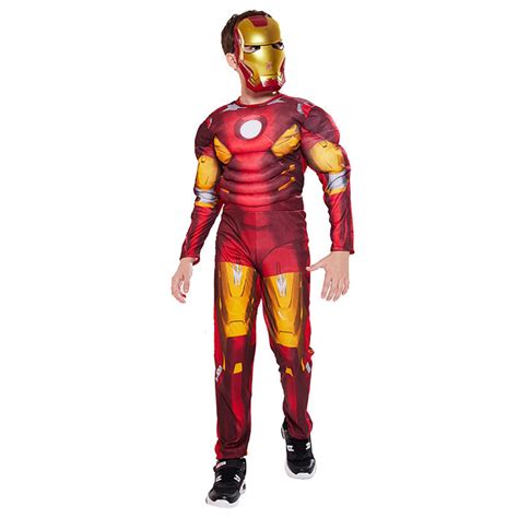 Iron Man Muscle Costume For Kids Pkaway