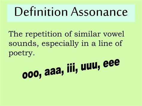42 Assonance Definition Poetry